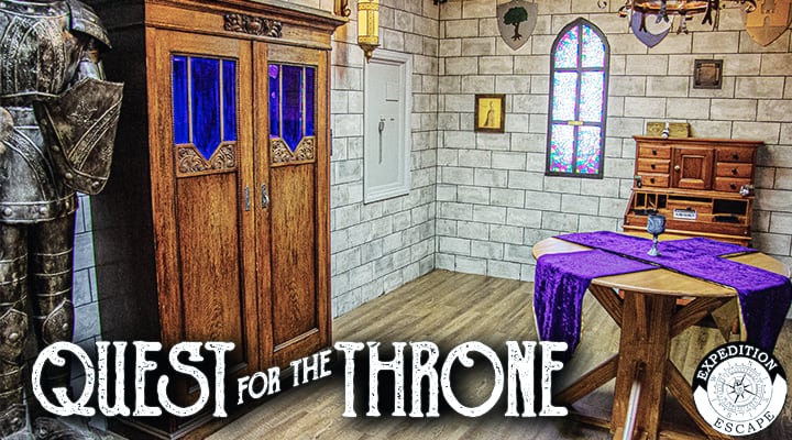 Quest for the Throne Escape Room - Expedition Escape