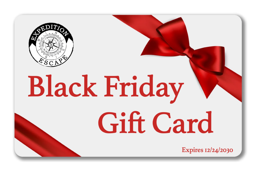 Black Friday Sale - 40% off Escape Room Gift Cards